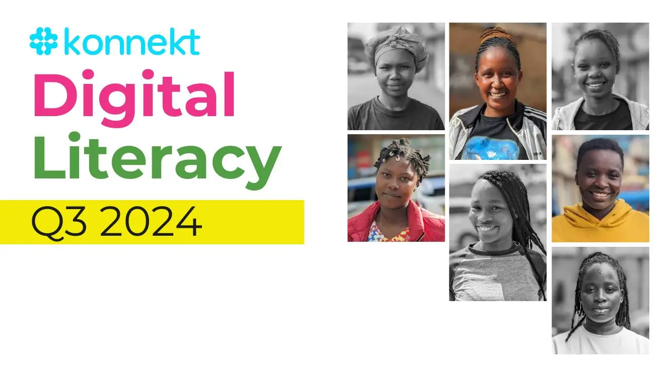 Cover of the konnekt Digital Literacy Programme report