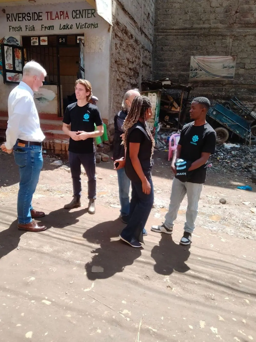Walking the network with our visitors.