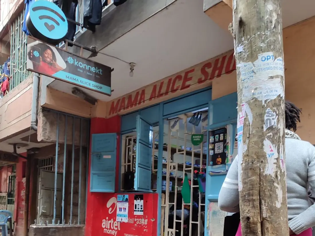 Mama Alice Shop, a neighbourhood partner shop with konnekt Wi-Fi signage